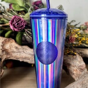 Starbucks Periwinkle Purple Kaleidoscope Tumbler with Lid
